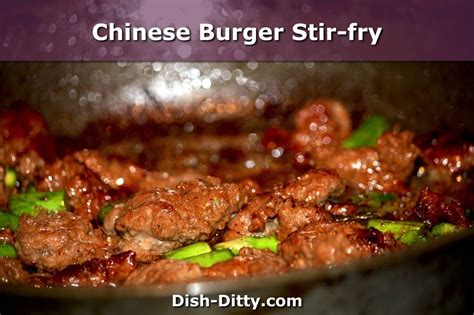 Chinese Hamburger Stir-Fry Recipe - Dish Ditty