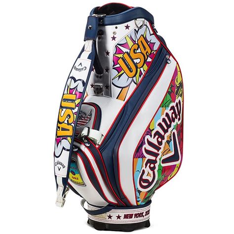 Callaway US Open Limited Edition Golf Tour Staff Bag Black/Multi with Headcovers | Scottsdale Golf