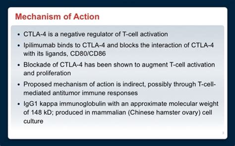 Ipilimumab (Yervoy) - Oncology Nurse Advisor