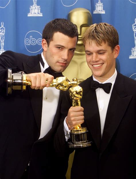 Ben Affleck and Matt Damon - Oscar winners, for screenplay Good Will ...