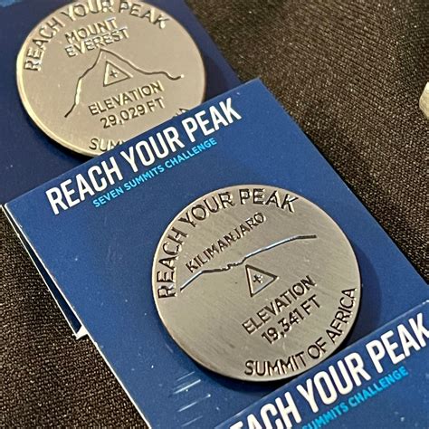 Last Chance: Reach Your Peak 7 Summits Challenge Medal & Pins Bundle – Simple Fitness