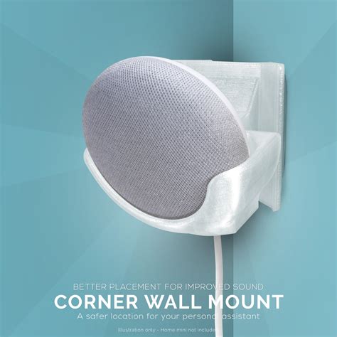 Corner Wall Mount for Google Nest Home Mini - Brainwavz Audio