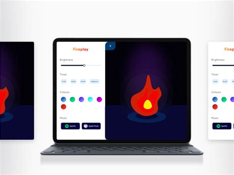 Fireplace app by Swagato Basu on Dribbble