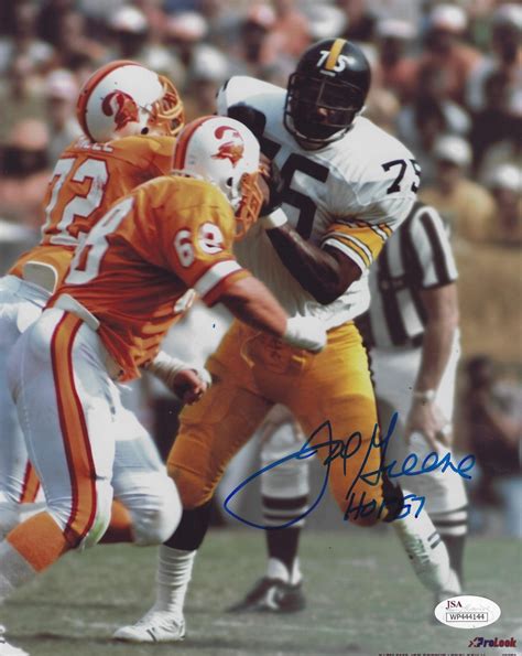 Autographed Signed Joe Greene 8X10 Pittsburgh Steelers Photo