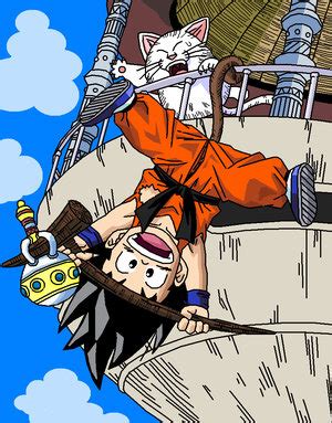 Kid Goku and Korin Drawing by KidGokuTheGreat on DeviantArt