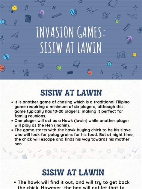 Invasion Game Sisiw at Lawin | PDF