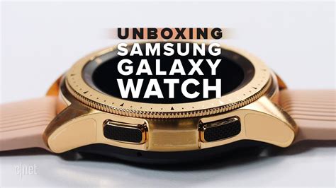 Samsung Galaxy Watch Rose Gold unboxing - YouTube