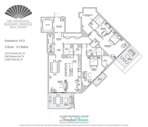 The Residences at Mandarin Oriental Floor Plans, Luxury Condos in Boca ...