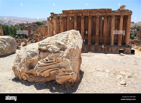 Baalbek Roman Ruins in Lebanon Stock Photo - Alamy