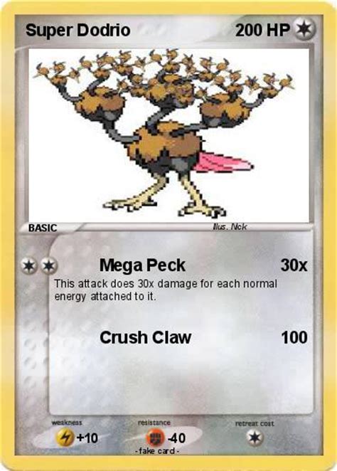 Pokémon Super Dodrio - Mega Peck - My Pokemon Card