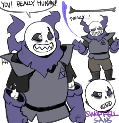 Swapfell sans by darkshreaders2 on DeviantArt