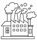 Easy Factory Coloring Page  Free Printable Pages For Kids sketch template