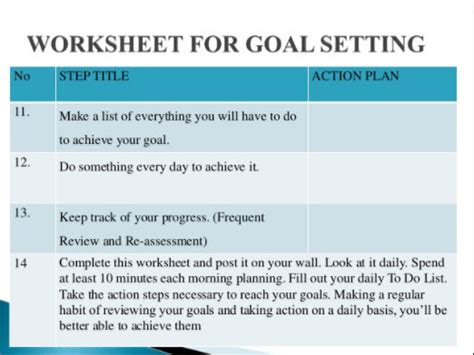 Action Planning: Reaching Your Goals In Manageable Steps