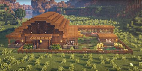 Minecraft Barn for Animals Ideas and Design