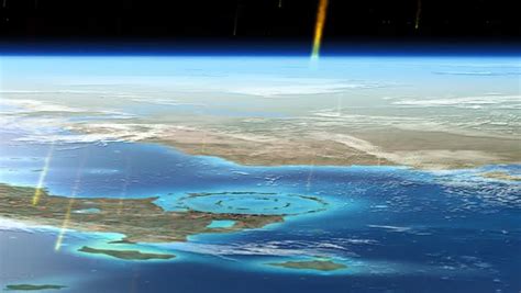 Aftermath of Chicxulub asteroid impact, animation - Stock Video Footage - Dissolve