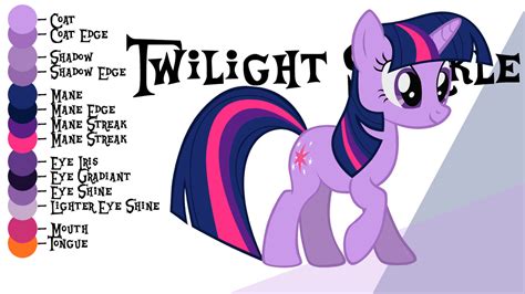 Colour Guide - Twilight Sparkle by Liggliluff on DeviantArt