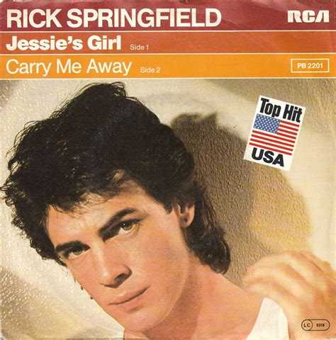 Rick Springfield – Jessie's Girl (1981, Vinyl) - Discogs