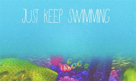 Just Keep Swimming Quotes Nemo Corals GIF | GIFDB.com