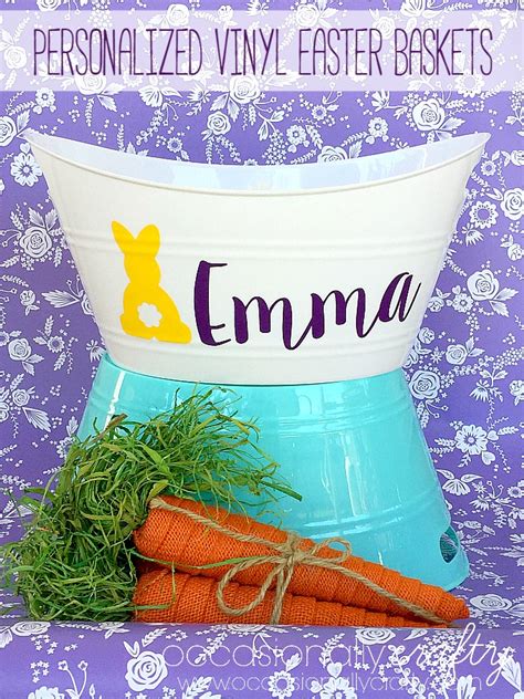 Personalized Easter Baskets | Occasionally Crafty: Personalized Easter ...