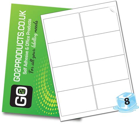 Deep Freeze Labels 99.1mm x 67.7mm | Go2products