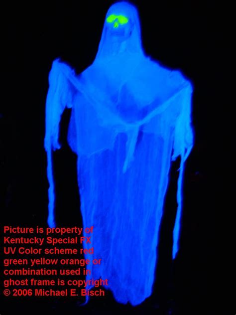 Halloween Lawn Decoration Floating Blacklight Skeleton Prop Blue | Halloween lawn decorations ...