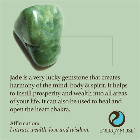 View the Best Jade Stones | Energy muse, Crystals and gemstones, Energy crystals