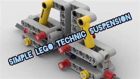 Simple LEGO Technic Suspension (Step by Step Free Building Instructions) - YouTube en 2022 ...