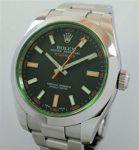 Rolex Milgauss 'Green' 116400GV Sept 2013 with Card