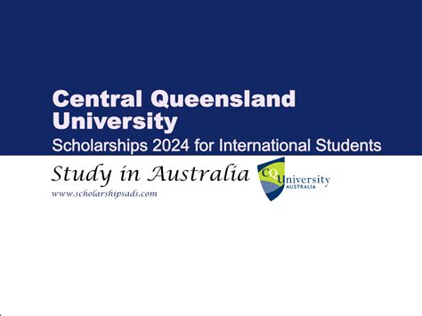 Central Queensland University Scholarships 2024 for International ...