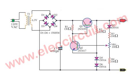 The most small 5V DC regulators – Electronic projects circuits