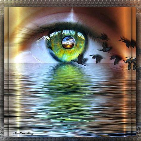 The Eye of the Observer Painting by Nadine May - Fine Art America