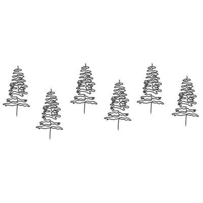 Pine Tree Line Drawing Vector Art, Icons, and Graphics for Free Download