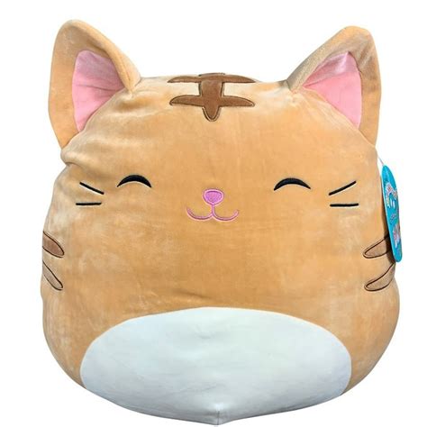 Squishmallow 16 inch Nathan the Tabby Cat Plush Toy, Stuffed Animal ...