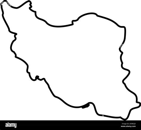 Iran country map hi-res stock photography and images - Alamy