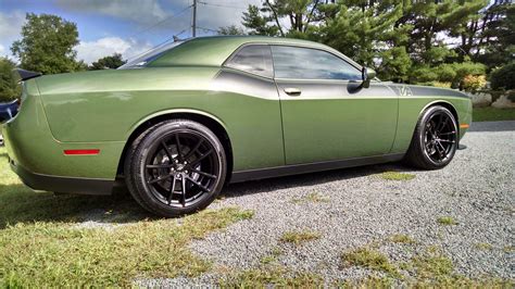 Brand new 2018 F8 Green Challenger TA gets coated