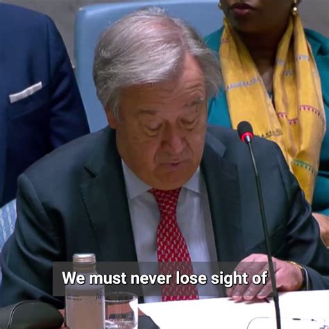 António Guterres on Twitter: "The terrible truth is that the world is ...