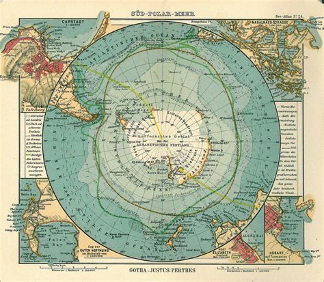 Map of Antarctica, 1906 - Maps on the Web