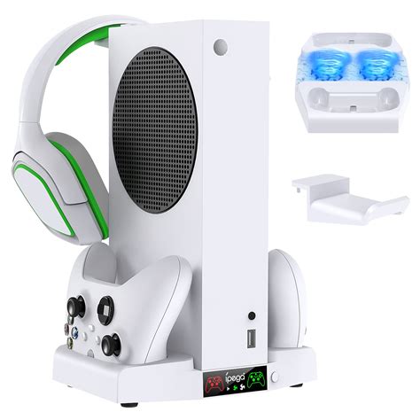 Buy Vertical Cooling Stand for Xbox Series S Console, MENEEA Dual Charging Station Dock for ...