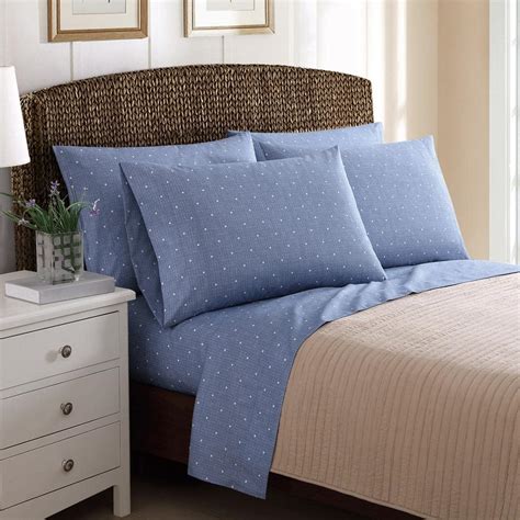 6-Piece Printed Textured Dot California King Sheet Sets-SS1740CK-4700 - The Home Depot