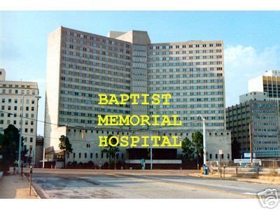 Baptist Memorial Hospital, Memphis | Baptist hospital, Memorial hospital, Baptist memorial hospital