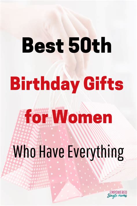 Best 50th Birthday Gifts for Women Who Have Everything - Empowered ...