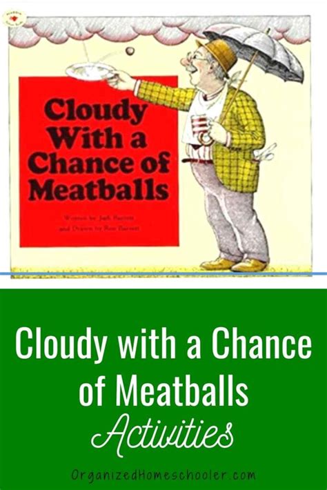 Cloudy with a Chance of Meatballs Lesson Activities ~ The Organized Homeschooler