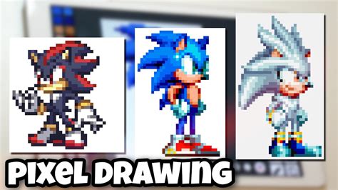 Sonic, Shadow & Silver - Pixel Art Compilation - YouTube