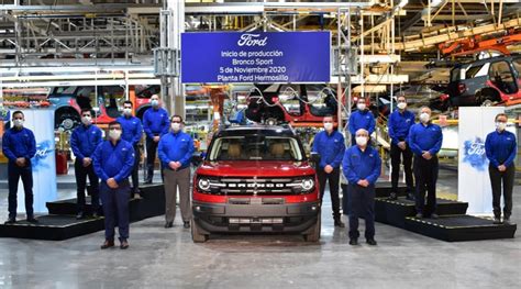 Ford Mexico starts production of the 2021 Bronco Sport in Sonora ...