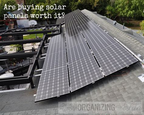 Update on our energy saving solar panels! | Organizing Made Fun: Update ...