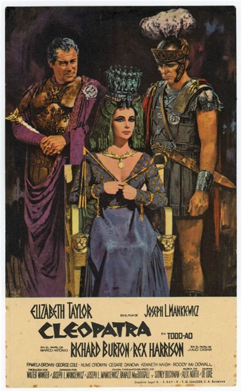 Original Cleopatra (1963) movie poster in C8 condition for $45.00