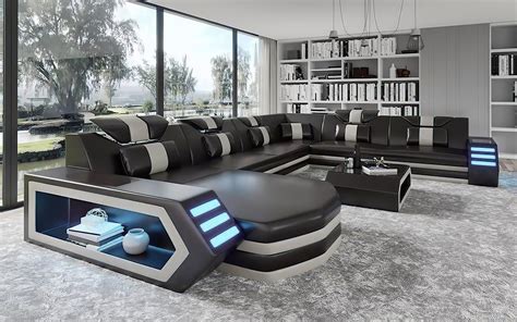 Elegant Modern Living Room: Futuristic Touches in Interior Design ...