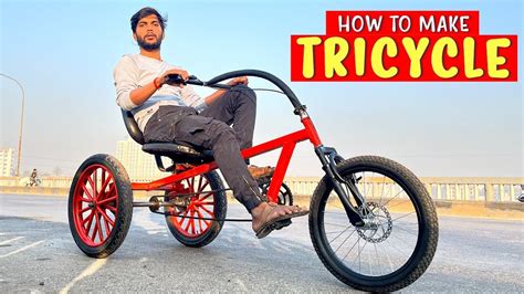 How To Build High Comfortable Tricycle At Home | Creative Science - YouTube