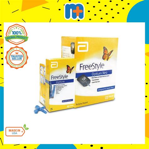 [MPLUS] ABBOTT Freestyle Optium Neo Starter Kit Foc Optium Glucose ...