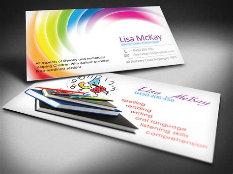 Tutoring Business Card Design for a Company by FutureDesigne | Design ...